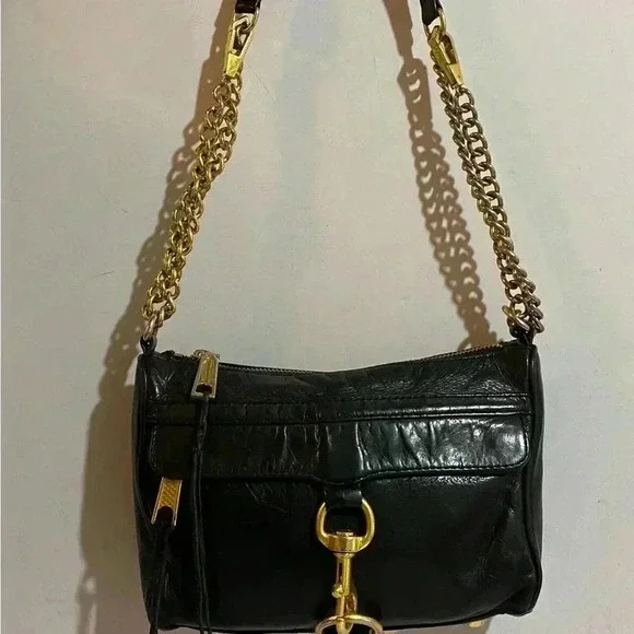 Rebecca Minkoff black leather satchel handbag - Picture 6 of 12